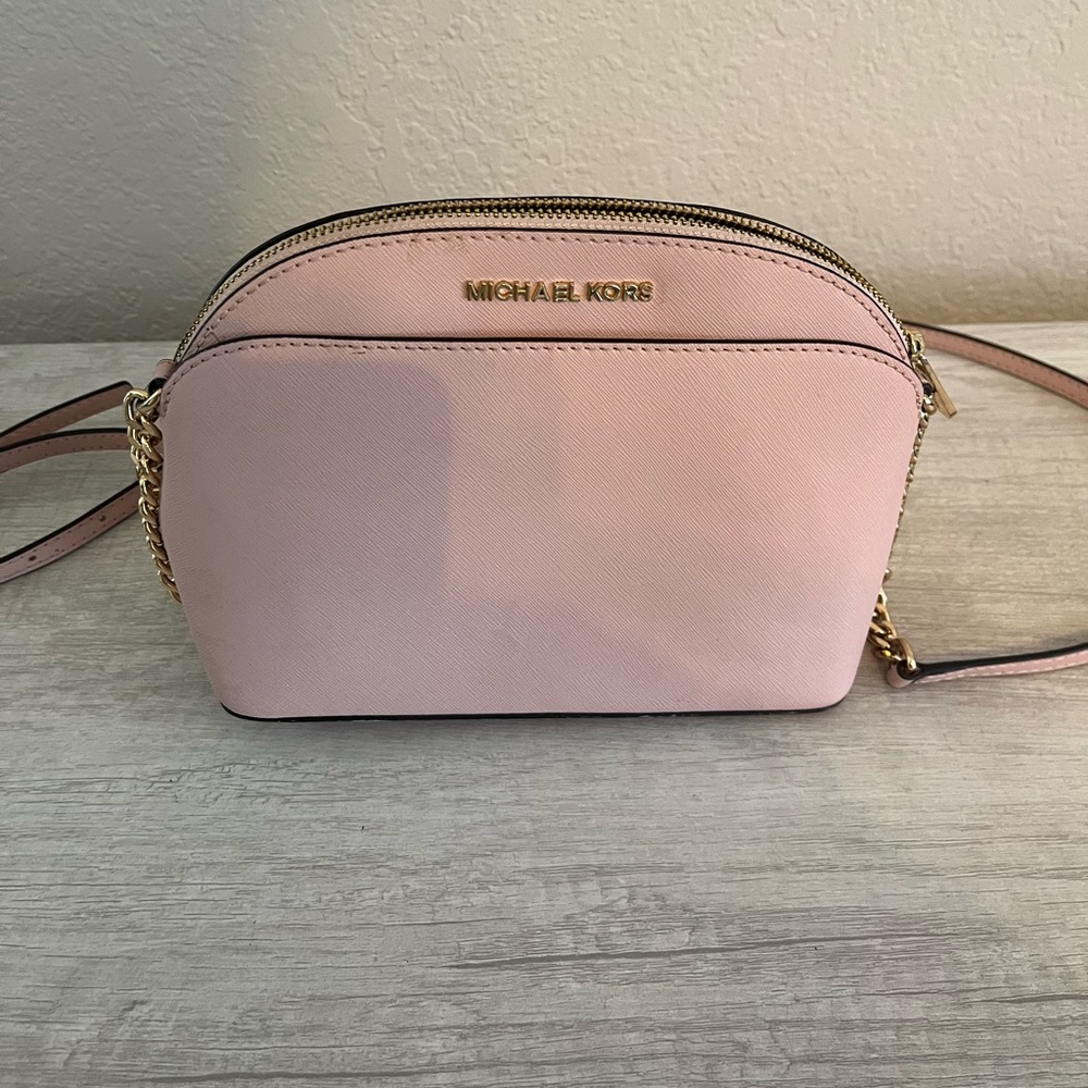 Michael Kors mini pink crossbody